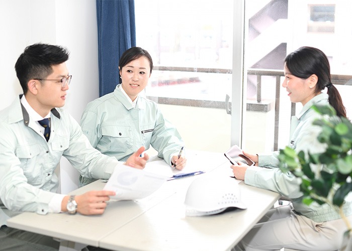 人間関係を第一に、アットホームで働きやすい会社